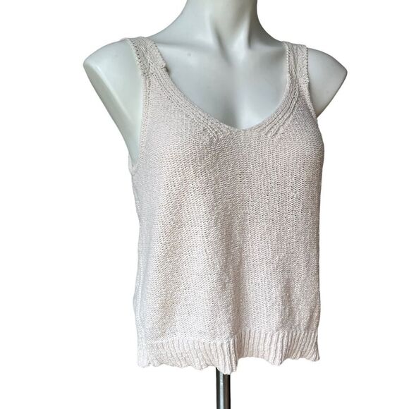 Madewell Crochet-Strap Sweater Tank, Sz M - Picture 5 of 13
